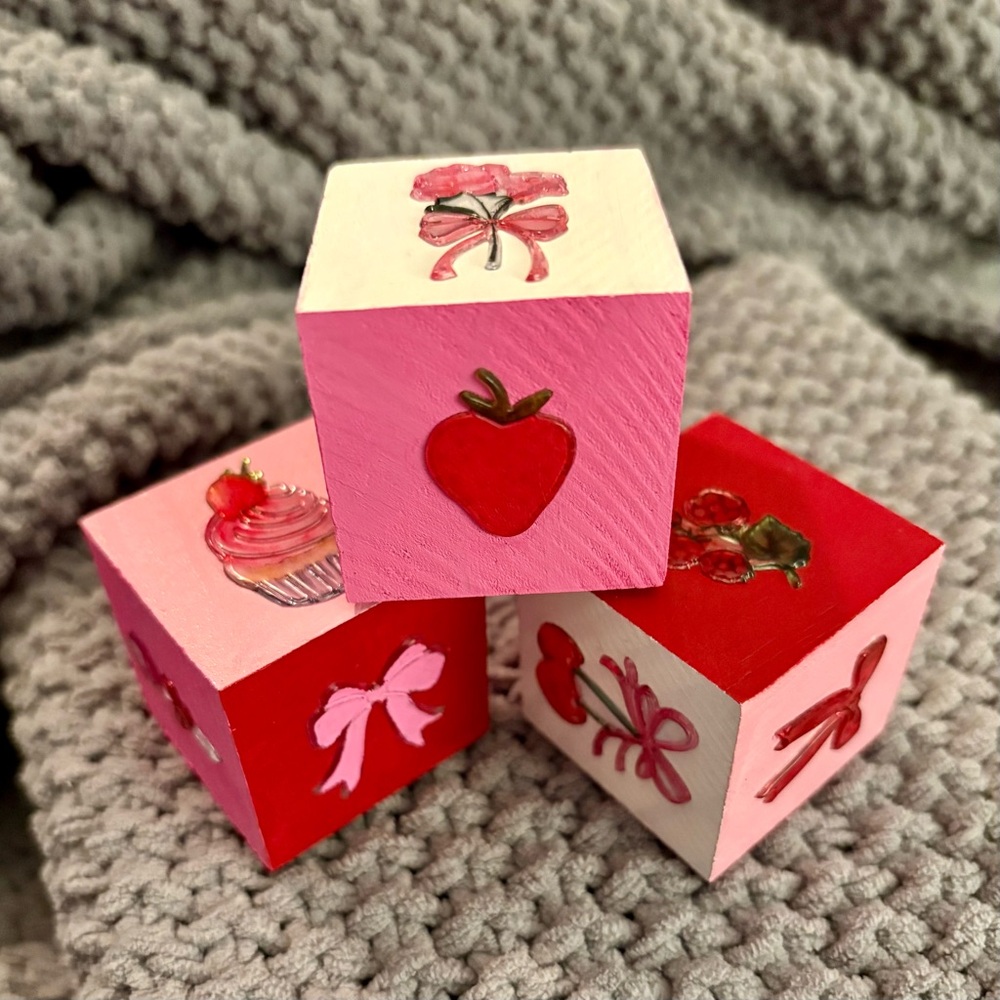 Sweet treats decorative blocks